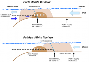 Schéma explicatif du phénomène de la boue dans la Garonne
